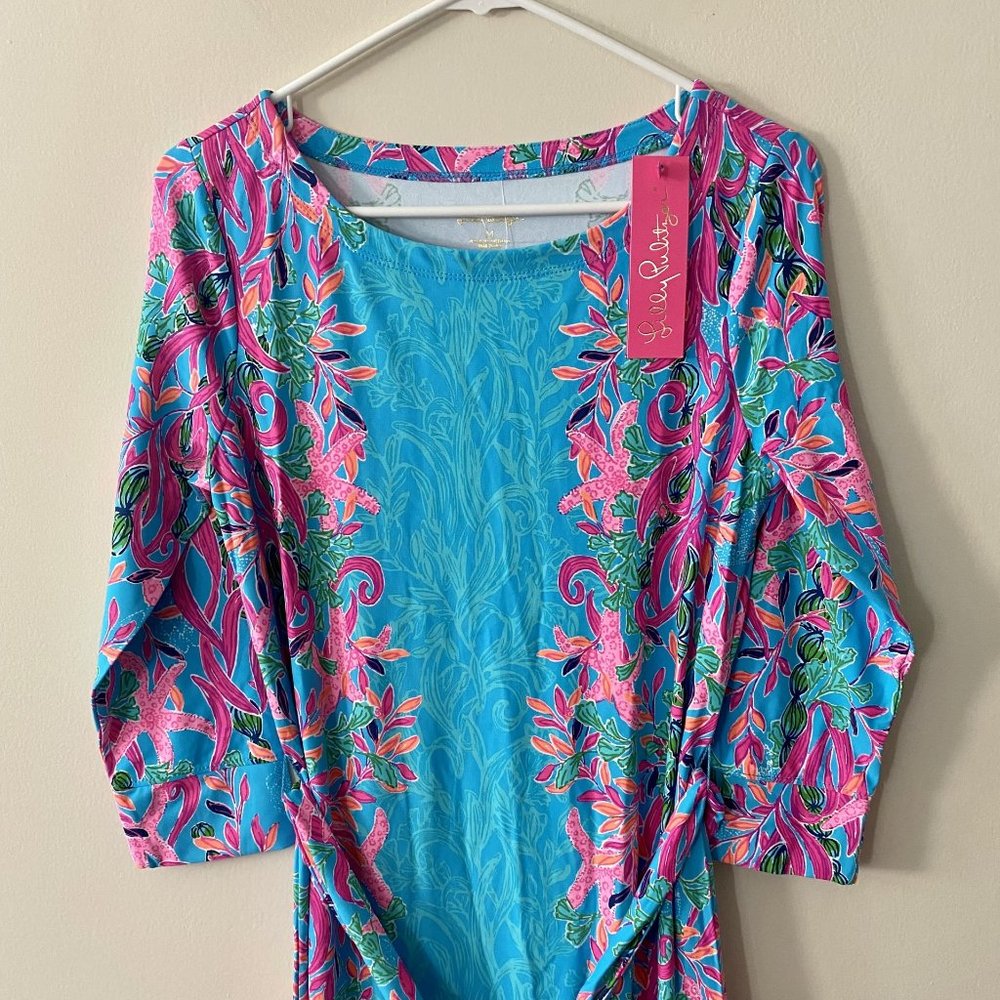 Lilly Pulitzer UPF 50+ Carabella Chillylilly Midi Dress NWT - Picture 8 of 10